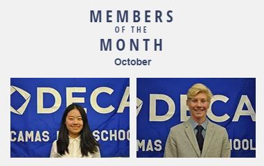 DECA Members of the Month