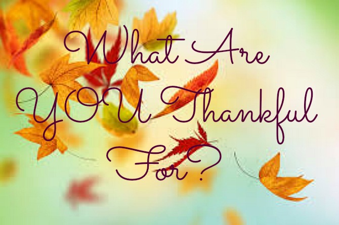 Thanksgiving Thoughts