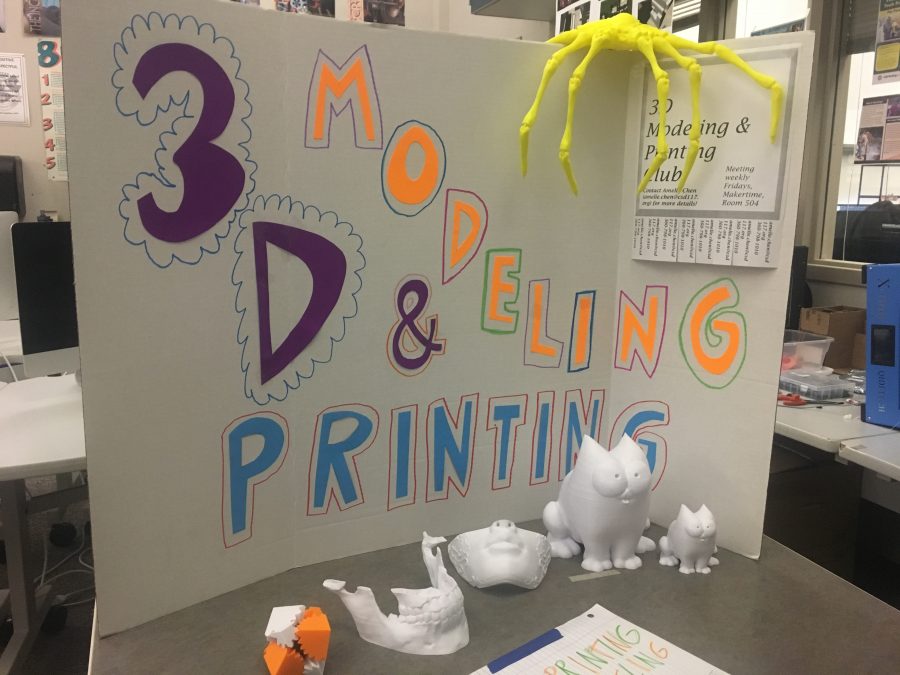 3D Modeling and Printing Club