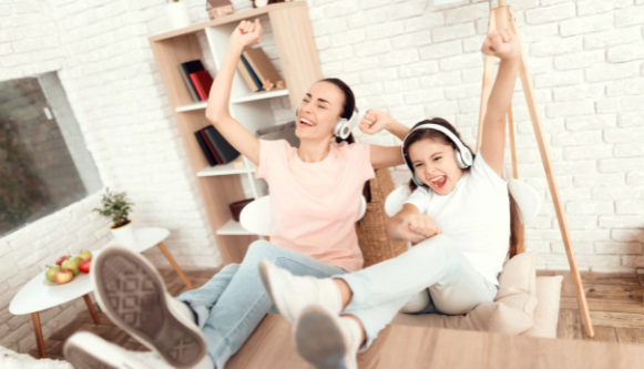 Courtesy of https://www.freepik.com/premium-photo/people-listen-music-with-headphones-relax-home_5172809.htm.