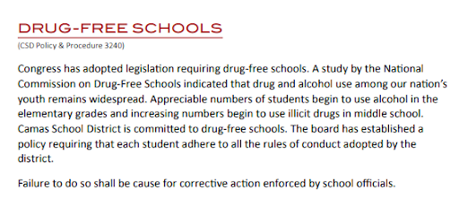 Dealing with Drug Dealers: CHS Procedures