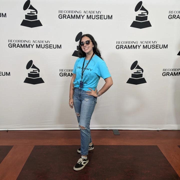Bianca Flores at the Grammy Camp