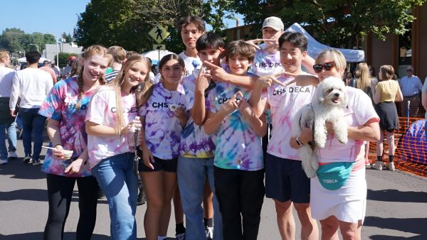 DECA students at the All Paws on Deck event, courtesy of CHS Yearbook