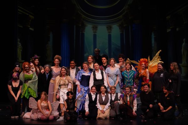 The cast of the CHS fall play, A Midsummer Nights Dream, featuring many Thespians Club members, courtesy of CHS Yearbook