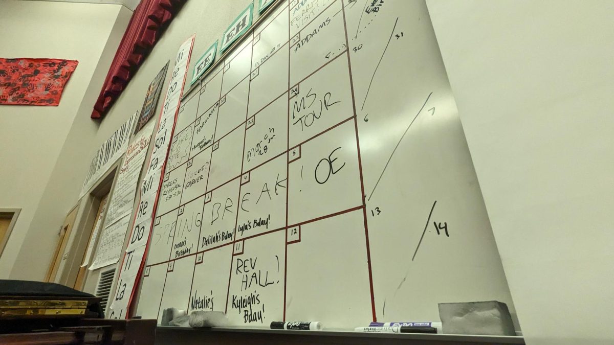 CHS teacher Ethan Chessins schedule