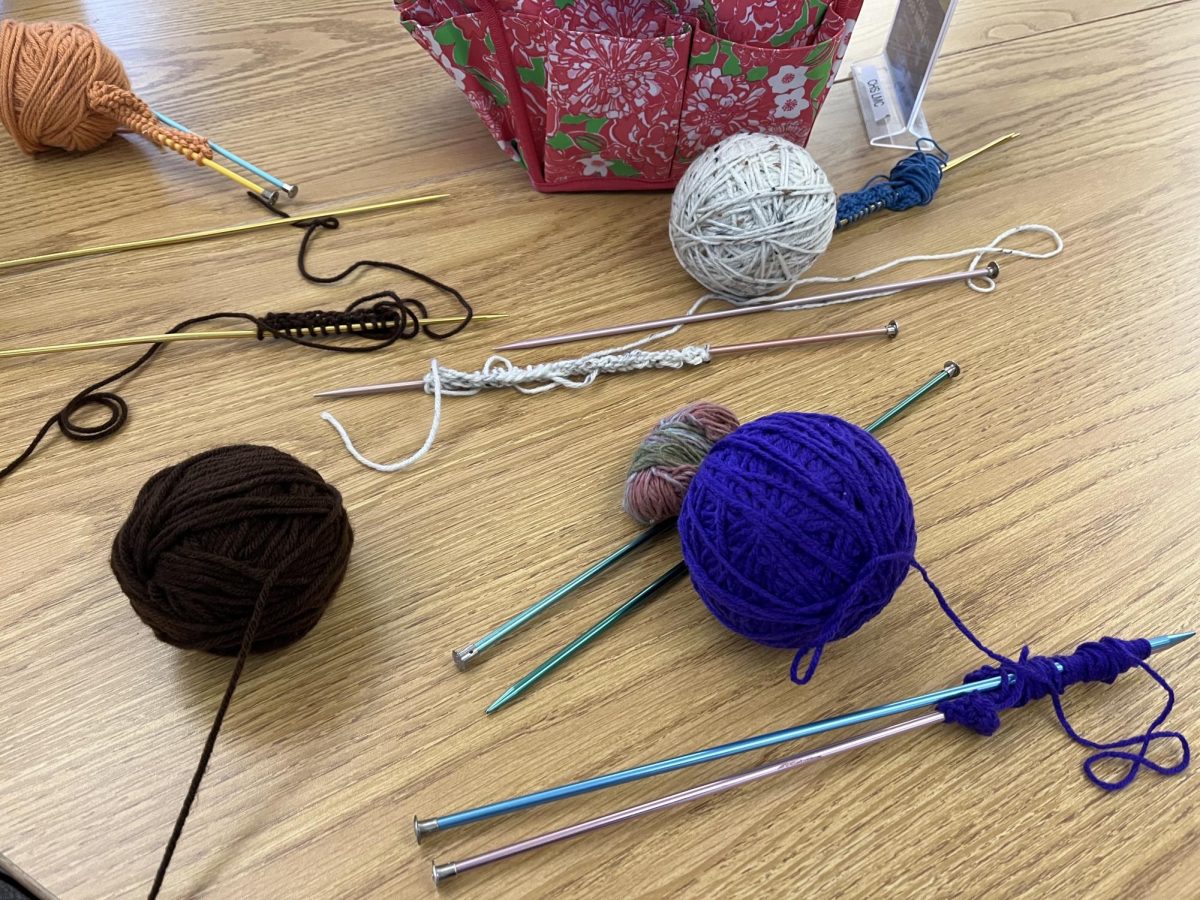 Stitching Together a New Activity at CHS: New Knitting Drop-In