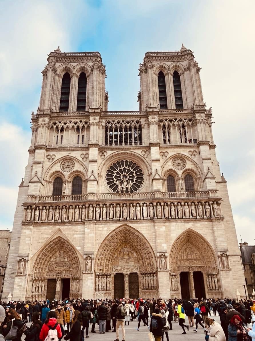 Notre Dame after reopening this weekend 