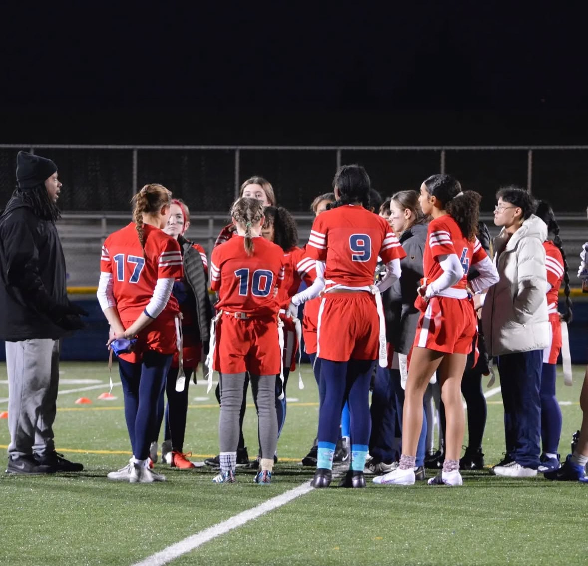 Silas High Schools pilot program flag football team (taken from Instagram)