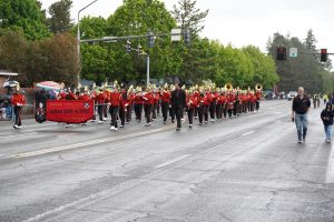CHS band joined the Hazel Dell Parade (courtesy of Mike Decker)