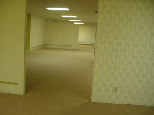 The original photo posted on 4chan that inspired the entire backrooms fanbase (credit Forbes)